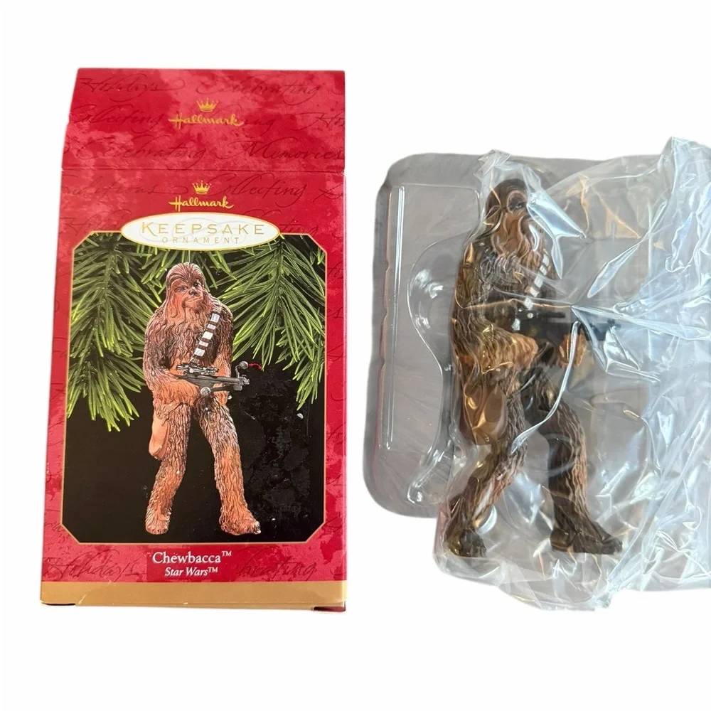 Hallmark Keepsake Chewbacca Star Wars Ornament 1999 Vintage Wookiee‎